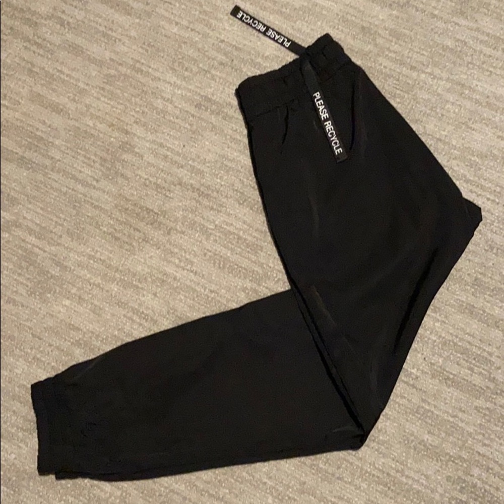 Zara black jogging trousers